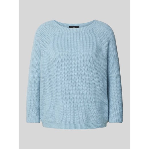 Sweter z dzianiny z okrągłym dekoltem model ‘XENO’ ze sklepu Peek&Cloppenburg  w kategorii Swetry damskie - zdjęcie 174818158