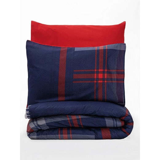 Elizabed Komplet pościeli renforcé w kolorze niebiesko-czerwonym Elizabed 200x200 cm wyprzedaż Limango Polska