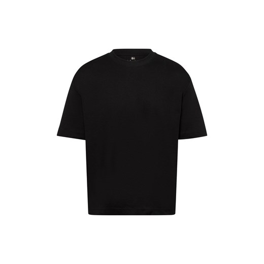 Nils Sundström Koszulka męska Mężczyźni Bawełna czarny jednolity ze sklepu vangraaf w kategorii T-shirty męskie - zdjęcie 174819999