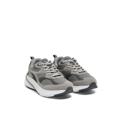Cropp - Szare sportowe sneakersy - szary Cropp 44 Cropp