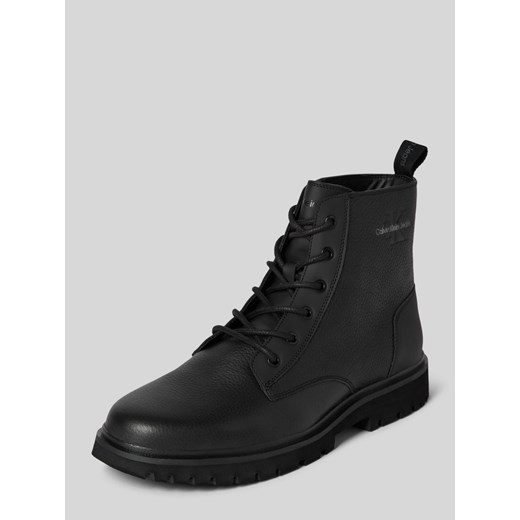 Buty chelsea z detalem z logo ze sklepu Peek&Cloppenburg  w kategorii Buty zimowe męskie - zdjęcie 174828989