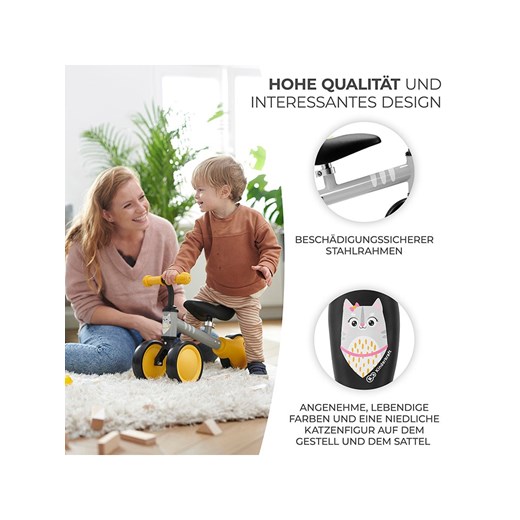 Kinderkraft Rowerek trójkołowy &quot;Cutie&quot; w kolorze jasnoróżowym - 12 m+ Kinderkraft onesize okazja Limango Polska
