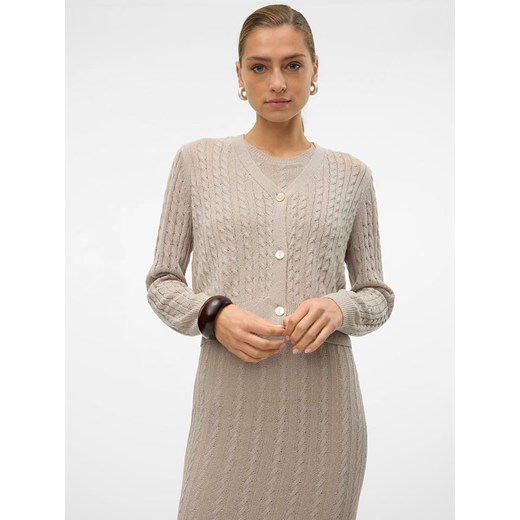 Sweter damski Vero Moda z dekoltem w serek 