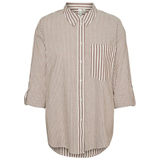 Vero Moda Bluzka w kolorze beżowo-białym ze sklepu Limango Polska w kategorii Koszule damskie - zdjęcie 174831929