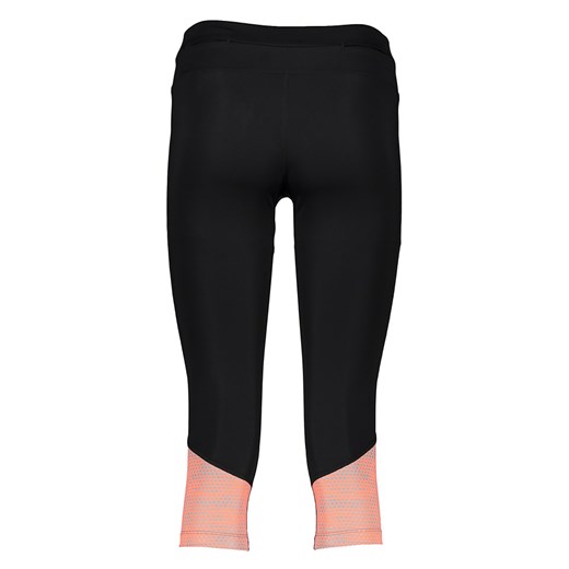 asics Legginsy sportowe w kolorze czarno-jasnoróżowym XS wyprzedaż Limango Polska