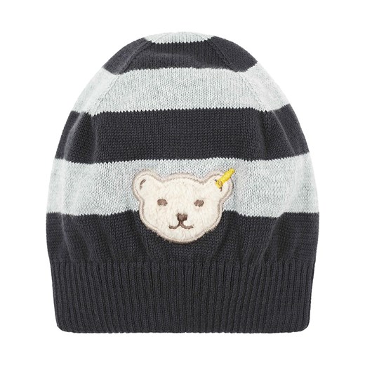 Steiff Czapka beanie w kolorze czarnym ze sklepu Limango Polska w kategorii Czapki dziecięce - zdjęcie 174833917