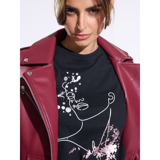 Sinsay - Koszulka - czarny Sinsay L Sinsay