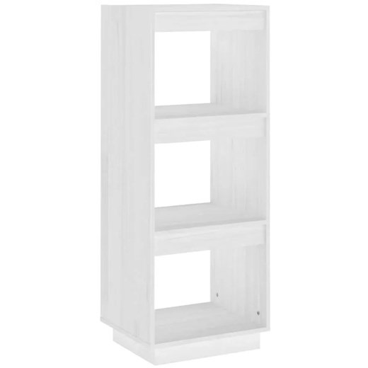 Biały regał drewniany z 3 półkami G8-T31 ze sklepu Edinos.pl w kategorii Regały i witryny - zdjęcie 174838786