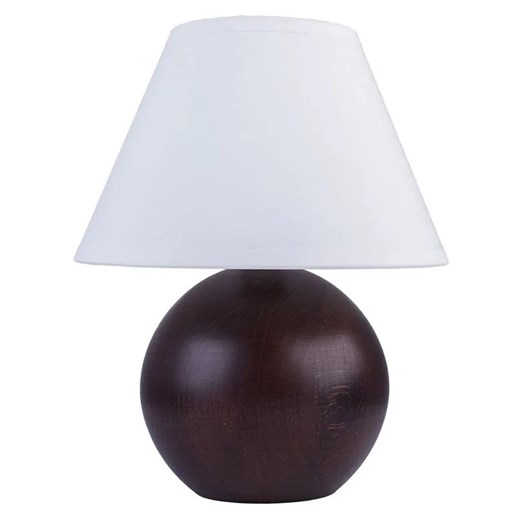 Drewniana lampka do sypialni wenge - S226 B9-D77 ze sklepu Edinos.pl w kategorii Lampy stołowe - zdjęcie 174840268