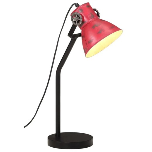 Lampa stołowa w retro stylu postarzały czerwony W1-S95 ze sklepu Edinos.pl w kategorii Lampy stołowe - zdjęcie 174840618