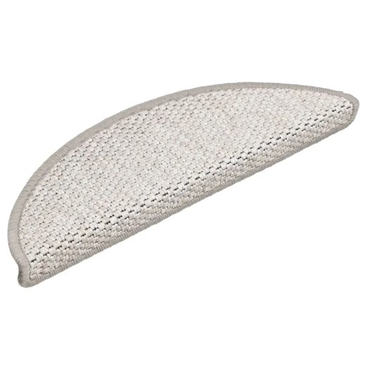 Elegancki zestaw 15 materiałowych nakładek na schody platynowy P0-K12 ze sklepu Edinos.pl w kategorii Dywaniki łazienkowe - zdjęcie 174840679