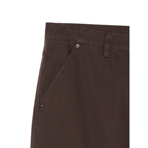 Cropp - Brązowe spodnie wide leg - brązowy Cropp 38 Cropp