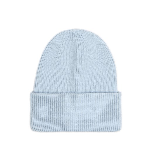 Cropp - Błękitna czapka beanie z dodatkiem wiskozy - błękitny Cropp Uniwersalny Cropp