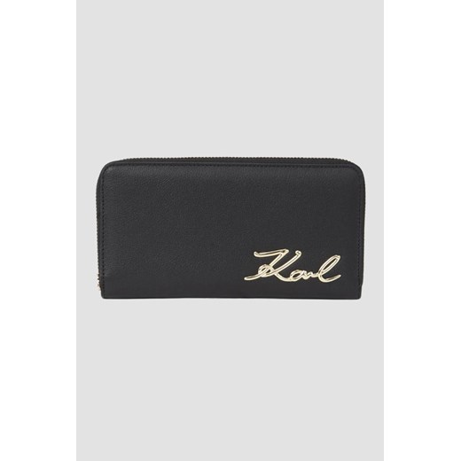 KARL LAGERFELD Czarny portfel K/signature ze sklepu outfit.pl w kategorii Portfele damskie - zdjęcie 174843127