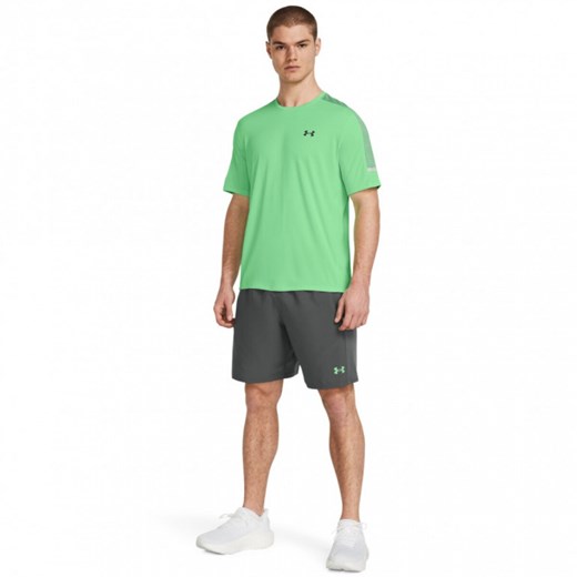 Męskie spodenki treningowe Under Armour UA Core+ Woven Shorts - szare ze sklepu Sportstylestory.com w kategorii Spodenki męskie - zdjęcie 174843146