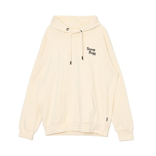 Cropp - Bluza z kapturem Snoop Dogg - kremowy Cropp L Cropp