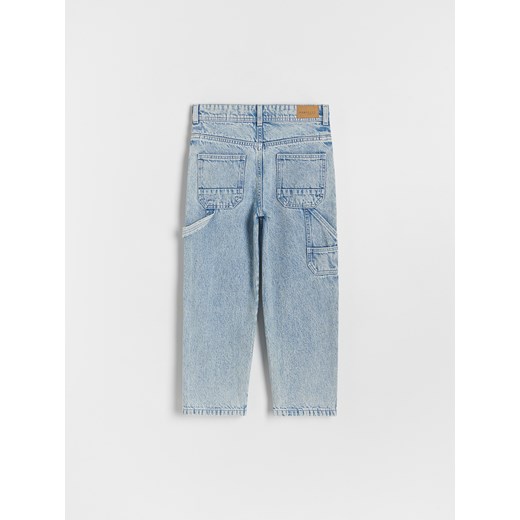 Reserved - Jeansy relaxed straight - niebieski Reserved 164 (13 lat) Reserved