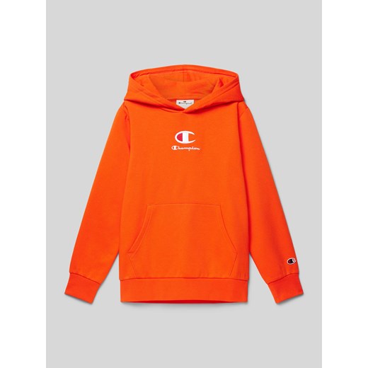Bluza z kapturem i wyhaftowanym logo model ‘Rochester’ ze sklepu Peek&Cloppenburg  w kategorii Bluzy chłopięce - zdjęcie 174845107