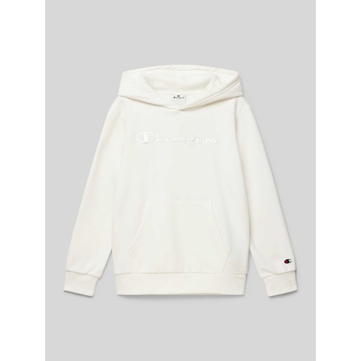Bluza z kapturem z wyhaftowanym logo ze sklepu Peek&Cloppenburg  w kategorii Bluzy dziewczęce - zdjęcie 174845175