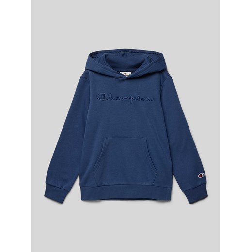 Bluza z kapturem z wyhaftowanym logo ze sklepu Peek&Cloppenburg  w kategorii Bluzy dziewczęce - zdjęcie 174845206