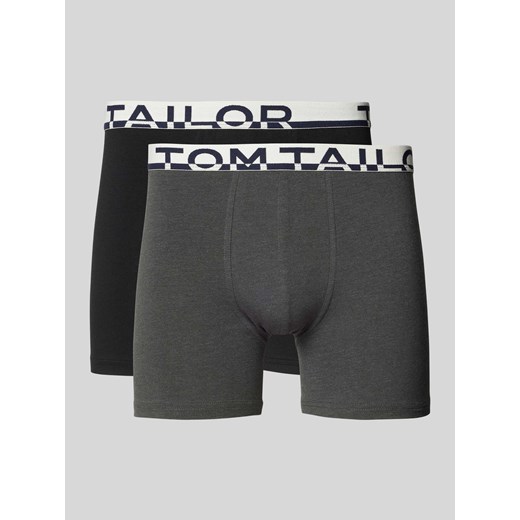 Obcisłe bokserki o kroju slim fit z napisem z logo w pasie ze sklepu Peek&Cloppenburg  w kategorii Majtki męskie - zdjęcie 174845295