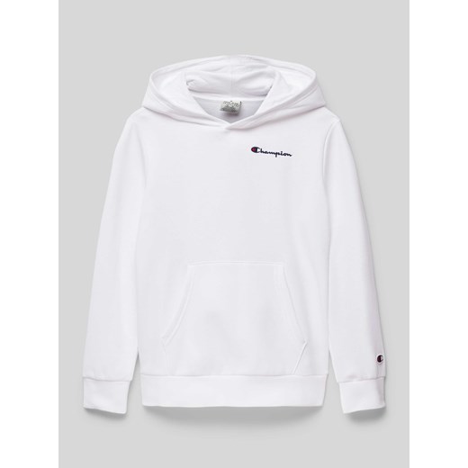 Bluza z kapturem z wyhaftowanym logo ze sklepu Peek&Cloppenburg  w kategorii Bluzy chłopięce - zdjęcie 174845337