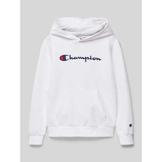 Bluza z kapturem z wyhaftowanym logo ze sklepu Peek&Cloppenburg  w kategorii Bluzy chłopięce - zdjęcie 174848666