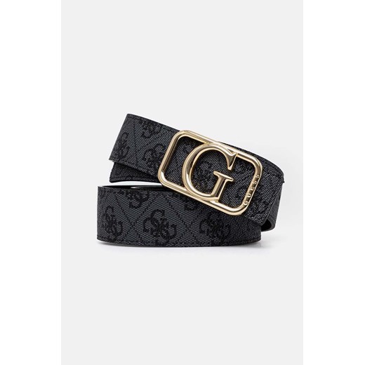 Guess pasek dwustronny MIETTA damski kolor szary BW9184 P4435 ze sklepu ANSWEAR.com w kategorii Paski damskie - zdjęcie 174851058