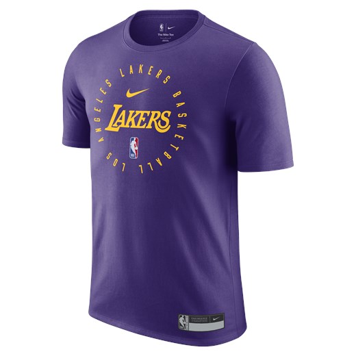 T-shirt męski fioletowy Nike z krótkimi rękawami z jerseyu