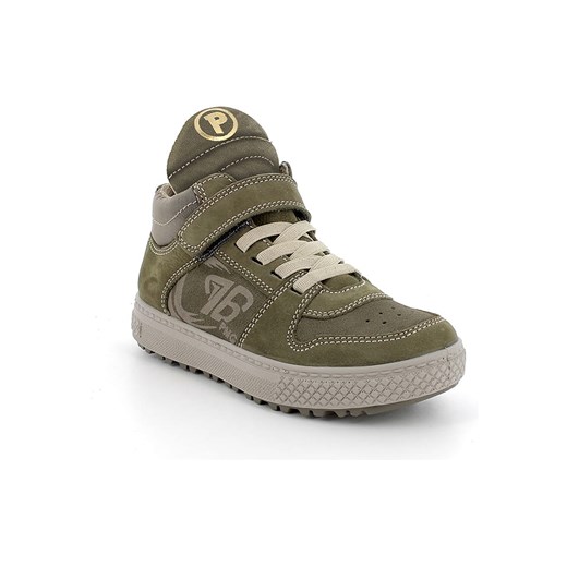 Primigi Skórzane sneakersy w kolorze khaki ze sklepu Limango Polska w kategorii Buty sportowe dziecięce - zdjęcie 174853586