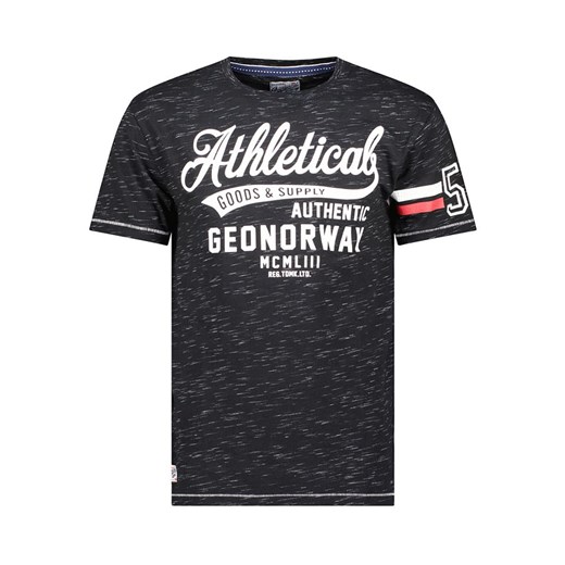 Geographical Norway Koszulka &quot;Jortlab&quot; w kolorze czarnym ze sklepu Limango Polska w kategorii T-shirty męskie - zdjęcie 174861847