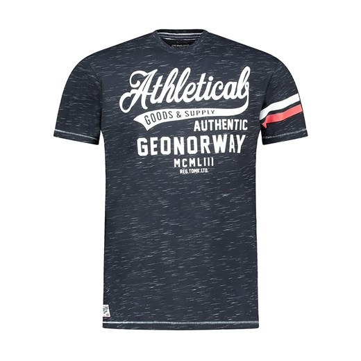 Geographical Norway Koszulka &quot;Jortlab&quot; w kolorze granatowym ze sklepu Limango Polska w kategorii T-shirty męskie - zdjęcie 174861857