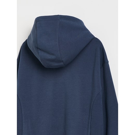 Reserved - Bluza oversize z kapturem - granatowy Reserved 146 (10 lat) Reserved