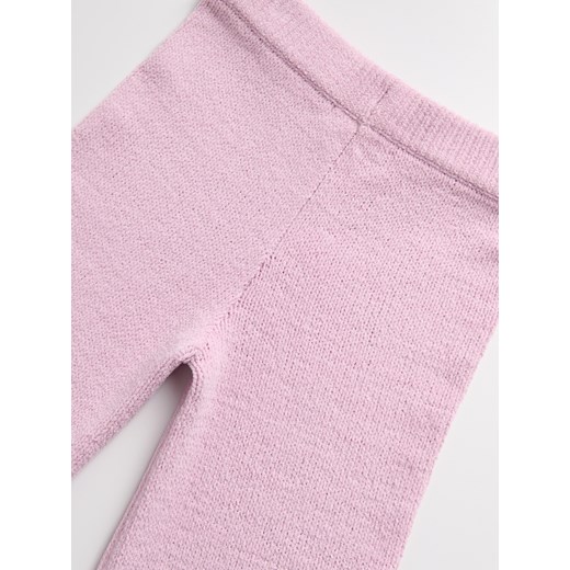 Reserved - Dzianinowe spodnie - różowy Reserved 140 (9 lat) Reserved