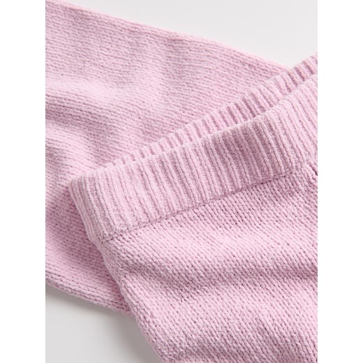 Reserved - Dzianinowe spodnie - różowy Reserved 122 (6-7 lat) Reserved