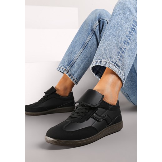 Buty sportowe damskie Born2be sneakersy casual płaskie sznurowane 