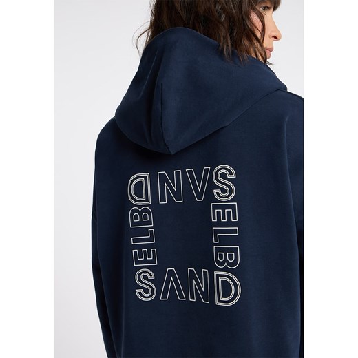 Bluza damska Elbsand z napisami z bawełny jesienna
