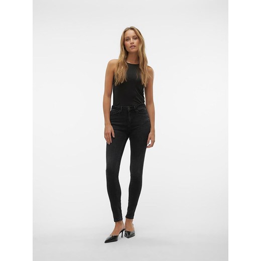 Vero Moda Dżinsy - Skinny fit - w kolorze czarnym ze sklepu Limango Polska w kategorii Jeansy damskie - zdjęcie 174872949