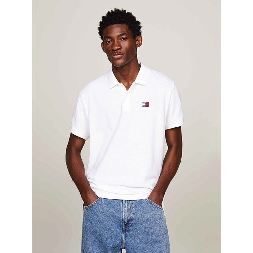 TOMMY JEANS Koszulka polo w kolorze białym ze sklepu Limango Polska w kategorii T-shirty męskie - zdjęcie 174873167