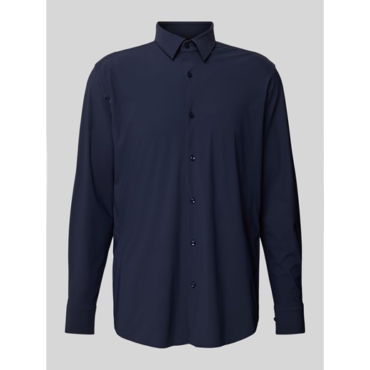 Koszula biznesowa o kroju regular fit z kołnierzykiem typu kent ze sklepu Peek&Cloppenburg  w kategorii Koszule męskie - zdjęcie 174873488
