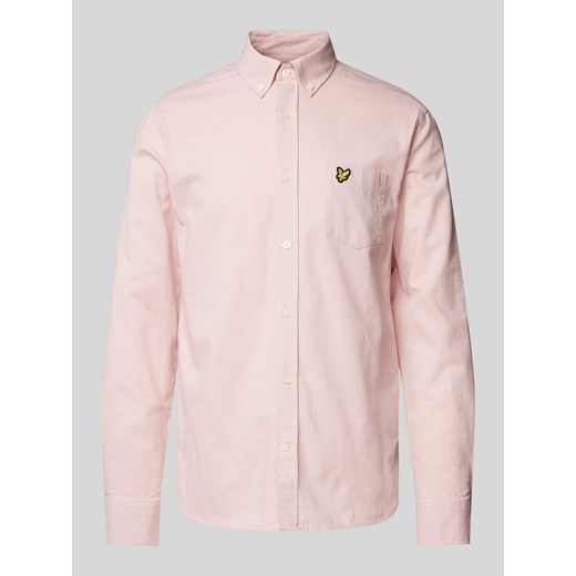 Koszula casualowa o kroju slim fit z kołnierzykiem typu button down ze sklepu Peek&Cloppenburg  w kategorii Koszule męskie - zdjęcie 174873935