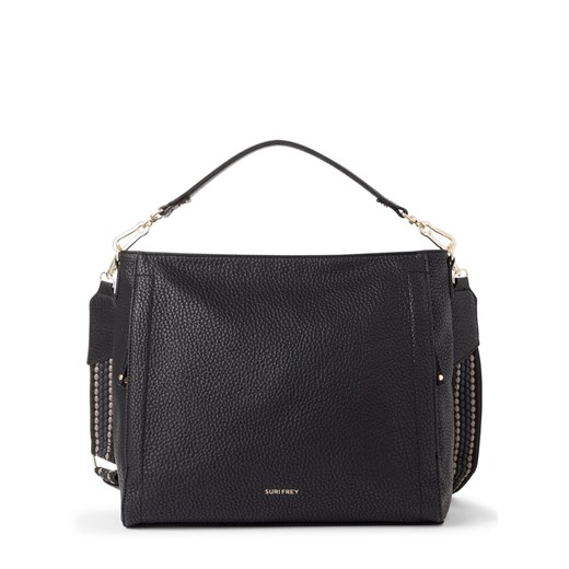 Suri Frey Sprzedawca damski - SFY Cory Kobiety Sztuczna skóra czarny wypukły wzór tkaniny ze sklepu vangraaf w kategorii Torby Shopper bag - zdjęcie 174875146