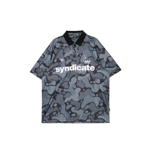 Cropp - Koszulka polo z nadrukiem - czarny ze sklepu Cropp w kategorii T-shirty męskie - zdjęcie 174876125