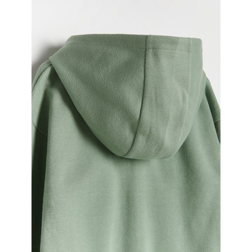Reserved - Rozpinana bluza z kapturem - zielony Reserved 104 (3-4 lata) Reserved