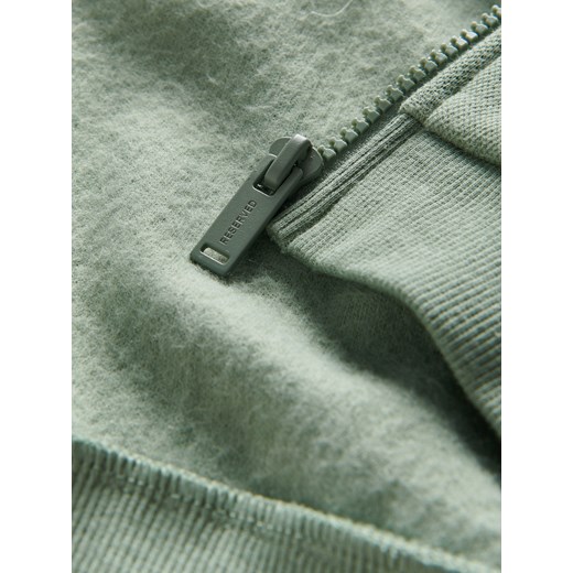 Reserved - Rozpinana bluza z kapturem - zielony Reserved 104 (3-4 lata) Reserved