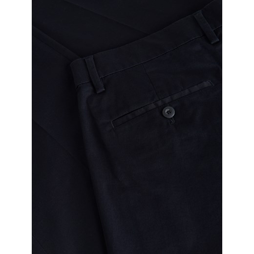 Reserved - Bawełniane spodnie chino - granatowy Reserved 36 Reserved