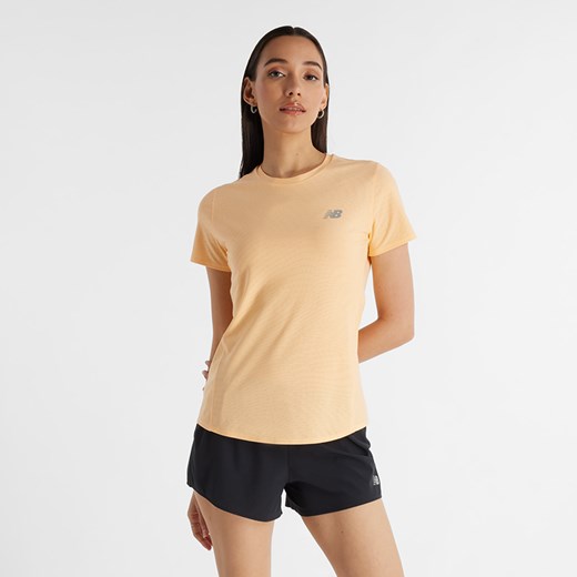 Koszulka damska New Balance WT41281PAE – pomarańczowa ze sklepu New Balance Poland w kategorii Bluzki damskie - zdjęcie 174877839