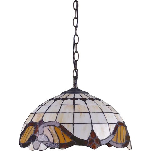 Szklana lampa wisząca z witrażowym kloszem - S998-Vanta Lumes One Size Edinos.pl