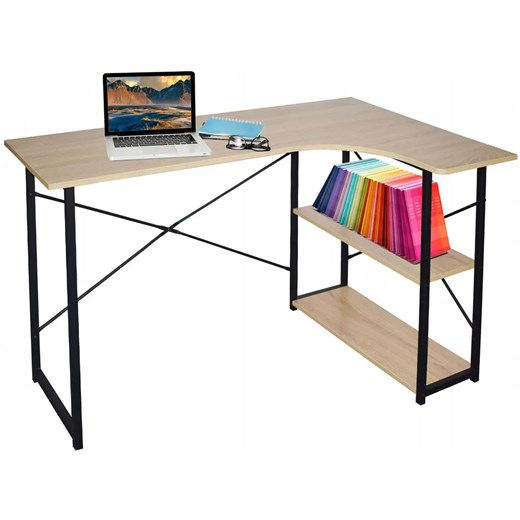 Industrialne biurko pod laptopa - Ikko ze sklepu Edinos.pl w kategorii Biurka i sekretarzyki - zdjęcie 174880497