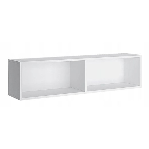 Biała Minimalistyczna Półka Ścienna G8-H06 ze sklepu Edinos.pl w kategorii Półki - zdjęcie 174880598